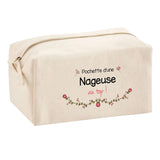 Sac Fête des Mères Mamie Famille Idée Cadeau anniversaire Noël Travail Boulot Métier Départ Retraite Collègue Femme cabas shopping plage