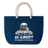 Sac de plage Bleu anse corde Airsoft Légende Humour Geek