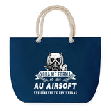 Sac de plage Bleu anse corde Airsoft Légende Humour Geek