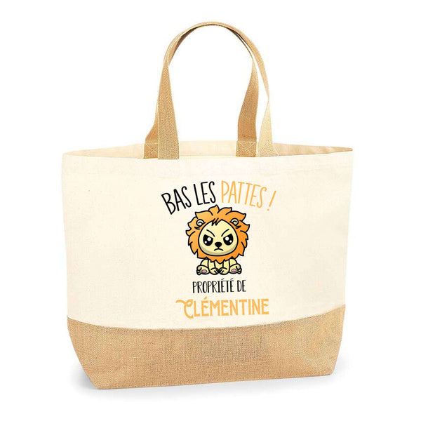 Sac Jute Fête des Mères Fêtes des Pères Mamie Papi Famille Idée Cadeau anniversaire Noël Travail Boulot Métier Départ Retraite Collègue Femme Homme