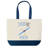 Sac de shopping bleu J'peux pas Aviron