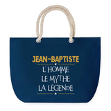 Sac de plage Bleu anse corde Jean-Baptiste Mythe Légende -jaune