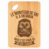 Planche bambou gravée personnalisée homme idée cadeau Fête des Pères apéro 30×20 prénom cuisine plateau fromage anniversaire noel papa papi 