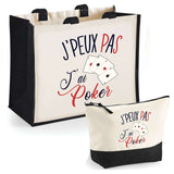 Cabas homme ou femme sac plage ou shopping tote bag pochette trousse Idée cadeau original pour anniversaire Noël travail départ retraite collègue famille fete des mères fetes des pères papa maman mamie papi