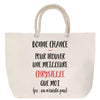 Sac Fête des Mères Mamie Famille Idée Cadeau anniversaire Noël Travail Boulot Métier Départ Retraite Collègue Femme cabas shopping plage