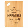 Planche bambou gravée personnalisée femme idée cadeau Fête des Mères apéro 30×20 prénom cuisine plateau fromage anniversaire noel maman mamie