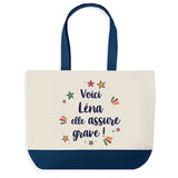 Sac Fête des Mères Mamie Famille Idée Cadeau anniversaire Noël Travail Boulot Métier Départ Retraite Collègue Femme cabas shopping plage