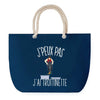 Sac de plage Bleu anse corde J'peux Pas Trottinette