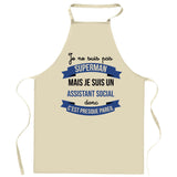 Cadeau Cuisinier cuisinière mère maman papa père mamie papi Vêtement Blouse de protection Barbecue Jardinage Tablier de Travail Tâches ménagères 