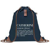 sac a dos femme bleu coton recycle avec pochette cadeau original pour collegue amie prof ou soeur idee cadeau femme noel anniversaire secret santa ou depart a la retraite sac pratique chic et ecoresponsable design breton elegant