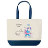 Sac de shopping bleu Puce Les Autres vs Moi