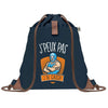 sac a dos bleu coton recycle avec pochette idee cadeau originale pour collegue ami prof ou membre de la famille cadeau mixte noel anniversaire secret santa ou depart au travail sac leger pratique et ecologique design breton moderne