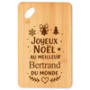 Planche à découper cadeau Noël famille amis papa maman mamie papi, idée cadeau apéro et cuisine, Secret Santa