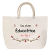 Sac Fête des Mères Mamie Famille Idée Cadeau anniversaire Noël Travail Boulot Métier Départ Retraite Collègue Femme cabas shopping plage