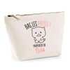 Trousse pochette de rangement maquillage Fête des Mères Mamie Famille Idée Cadeau anniversaire Noël Travail Boulot Métier Départ Retraite Collègue Femme