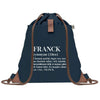 sac a dos homme bleu coton recycle avec pochette idee cadeau utile pour collegue papa ou ami cadeau homme noel anniversaire secret santa ou depart a la retraite sac durable pratique et robuste design sobre et elegant