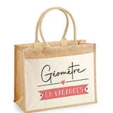 Sac Fête des Mères Mamie MAman Soeur Femme Famille Idée Cadeau anniversaire Noël Travail Boulot Métier Départ Retraite Collègue Femme cabas shopping plage