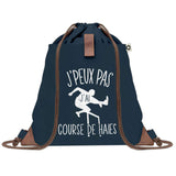 sac a dos bleu coton recycle avec pochette idee cadeau originale pour collegue ami prof ou membre de la famille cadeau mixte noel anniversaire secret santa ou depart au travail sac leger pratique et ecologique design breton moderne