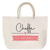 Sac Fête des Mères Mamie Famille Idée Cadeau anniversaire Noël Travail Boulot Métier Départ Retraite Collègue Femme cabas shopping plage