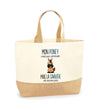 Sac Jute Fête des Mères Fêtes des Pères Mamie Papi Famille Idée Cadeau anniversaire Noël Travail Boulot Métier Départ Retraite Collègue Femme Homme