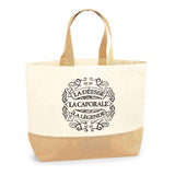 Sac Jute Fête des Mères Fêtes des Pères Mamie Papi Famille Idée Cadeau anniversaire Noël Travail Boulot Métier Départ Retraite Collègue Femme Homme