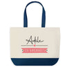 Sac de shopping bleu Adèle en Vacances