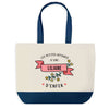 Sac de shopping bleu Liliane Les Affaires d'Enfer