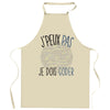 Cadeau Cuisinier cuisinière mère maman papa père mamie papi Vêtement Blouse de protection Barbecue Jardinage Tablier de Travail Tâches ménagères 
