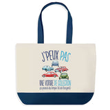 Sac de shopping bleu J'peux pas Voiture de Collection