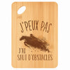Planche bambou gravée personnalisée femme homme idée cadeau Fête des Mères Fête des Pères apéro papa maman prénom cuisine plateau fromage