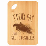 Planche bambou gravée personnalisée femme homme idée cadeau Fête des Mères Fête des Pères apéro papa maman prénom cuisine plateau fromage
