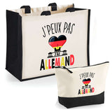 Cabas homme ou femme sac plage ou shopping tote bag pochette trousse Idée cadeau original pour anniversaire Noël travail départ retraite collègue famille fete des mères fetes des pères papa maman mamie papi