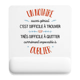 Tapis de souris ergonomique avec repose-poignet, accessoire bureau pour femme et homme, fête des pères, cadeau pas cher, idée cadeau fête des mères, secret santa, départ à la retraite, télétravail et gaming