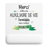 Tapis de souris ergonomique avec repose-poignet, accessoire bureau pour femme et homme, fête des pères, cadeau pas cher, idée cadeau fête des mères, secret santa, départ à la retraite, télétravail et gaming