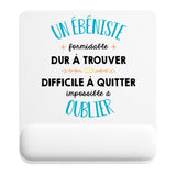 Tapis de souris ergonomique avec repose-poignet, accessoire bureau pour femme et homme, fête des pères, cadeau pas cher, idée cadeau fête des mères, secret santa, départ à la retraite, télétravail et gaming