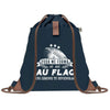 sac a dos bleu coton recycle avec pochette idee cadeau originale pour collegue ami prof ou membre de la famille cadeau mixte noel anniversaire secret santa ou depart au travail sac leger pratique et ecologique design breton moderne