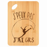Planche bambou gravée personnalisée femme homme idée cadeau Fête des Mères Fête des Pères apéro papa maman prénom cuisine plateau fromage
