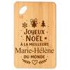 Planche à découper cadeau Noël famille amis papa maman mamie papi, idée cadeau apéro et cuisine, Secret Santa
