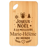 Planche à découper cadeau Noël famille amis papa maman mamie papi, idée cadeau apéro et cuisine, Secret Santa