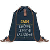 sac a dos homme bleu coton recycle avec pochette idee cadeau utile pour collegue papa ou ami cadeau homme noel anniversaire secret santa ou depart a la retraite sac durable pratique et robuste design sobre et elegant