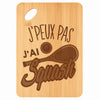 Planche bambou gravée personnalisée femme homme idée cadeau Fête des Mères Fête des Pères apéro papa maman prénom cuisine plateau fromage