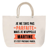 Sac Fête des Mères Mamie Famille Idée Cadeau anniversaire Noël Travail Boulot Métier Départ Retraite Collègue Femme cabas shopping plage