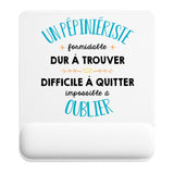 Tapis de souris ergonomique avec repose-poignet, accessoire bureau pour femme et homme, fête des pères, cadeau pas cher, idée cadeau fête des mères, secret santa, départ à la retraite, télétravail et gaming