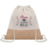 Sac Fête des Mères Mamie Famille Idée Cadeau anniversaire Noël Travail Boulot Métier Départ Retraite Collègue Femme cabas shopping plage