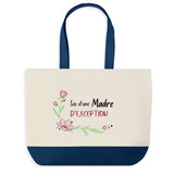 Sac de shopping bleu Madre d'exception