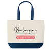Sac de shopping bleu Boulangère en Vacances