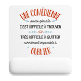 Tapis de souris ergonomique avec repose-poignet, accessoire bureau pour femme et homme, fête des pères, cadeau pas cher, idée cadeau fête des mères, secret santa, départ à la retraite, télétravail et gaming