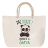 Sac Fête des Mères Mamie Famille Idée Cadeau anniversaire Noël Travail Boulot Métier Départ Retraite Collègue Femme cabas shopping plage