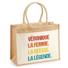 Sac Fête des Mères Mamie MAman Soeur Femme Famille Idée Cadeau anniversaire Noël Travail Boulot Métier Départ Retraite Collègue Femme cabas shopping plage