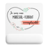 Tapis de souris ergonomique avec repose-poignet, accessoire bureau pour femme et homme, fête des pères, cadeau pas cher, idée cadeau fête des mères, secret santa, départ à la retraite, télétravail et gaming